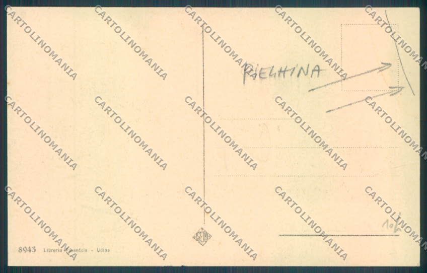 Udine Città Tram PIEGHINA cartolina ZQ4021 – retro