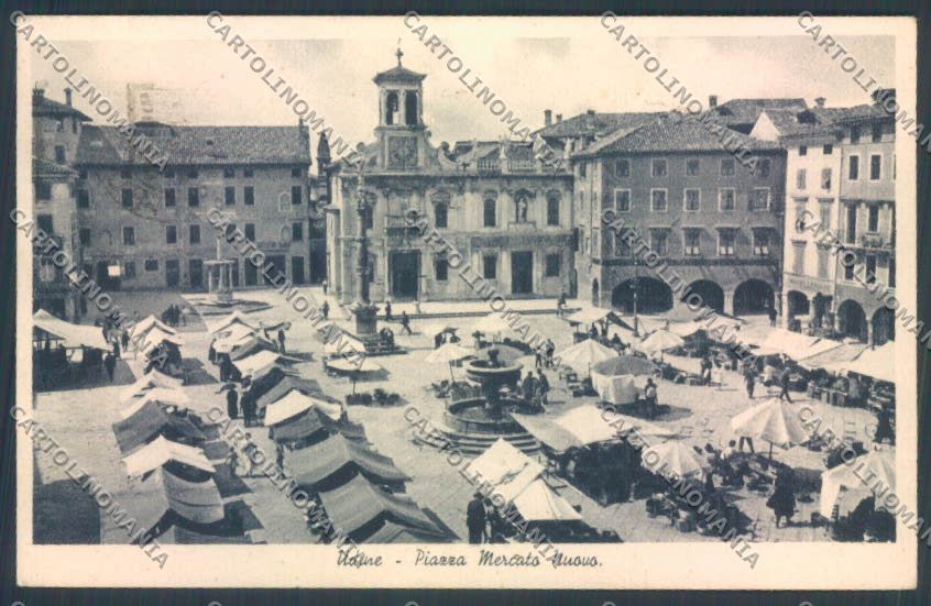 Udine Città Mercato cartolina ZQ4035 – fronte