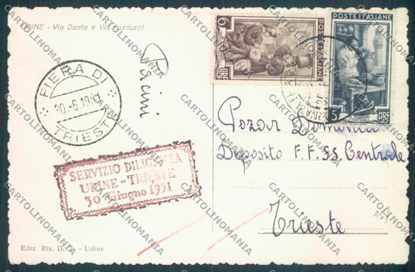 Udine Città cartolina ZQ4074 – retro