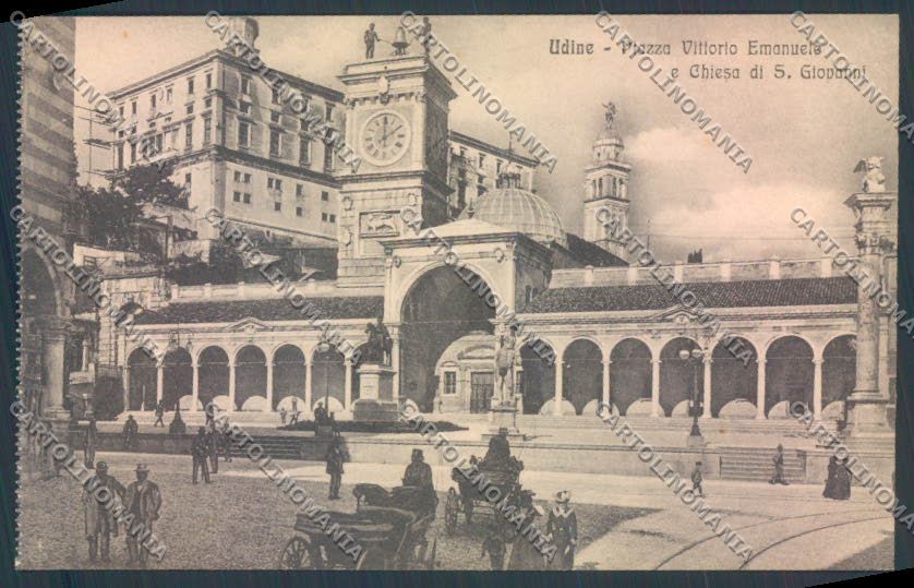 Udine Città Calesse cartolina ZQ4087 – fronte