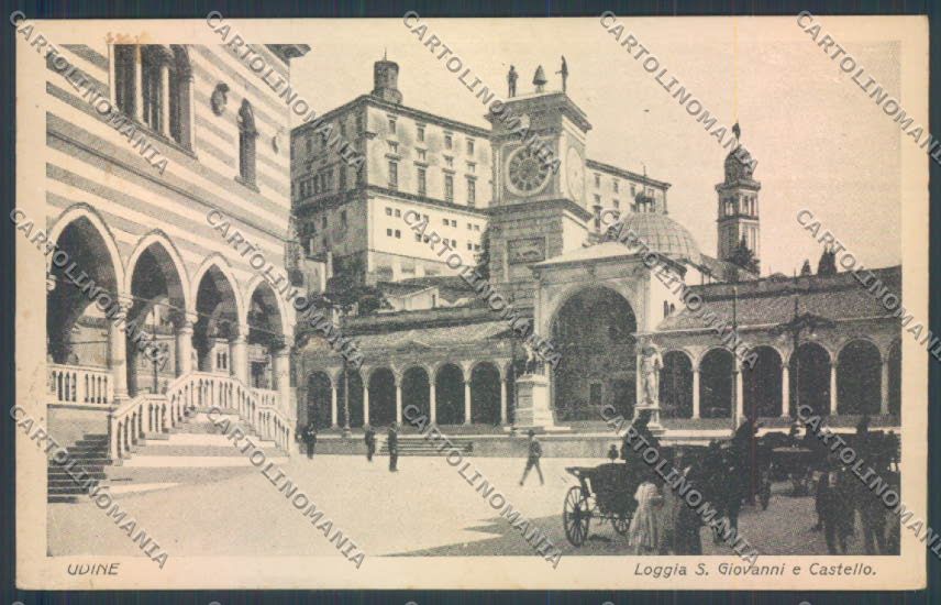 Udine Città Calesse cartolina ZQ4107 – fronte