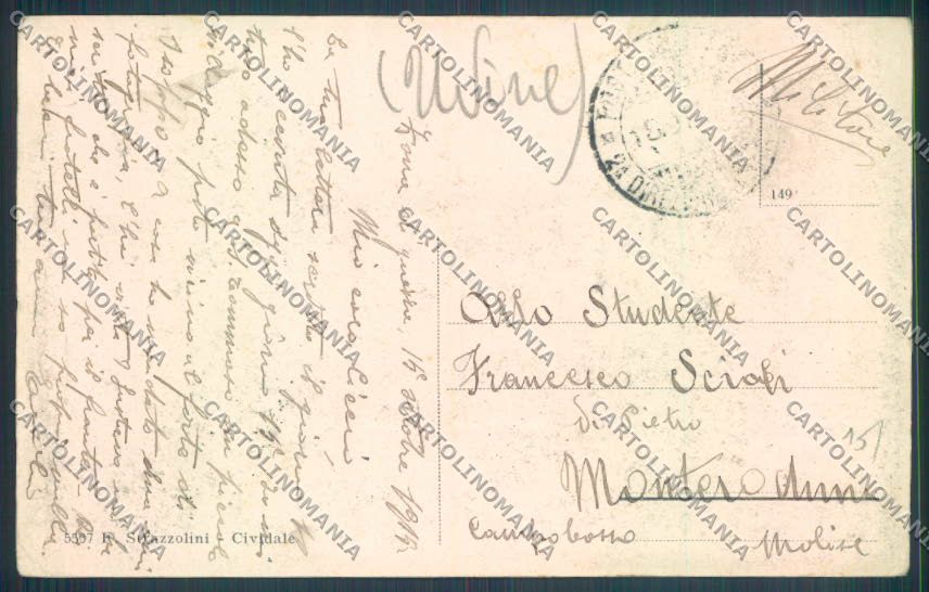 Udine Cividale cartolina ZQ4251 – retro