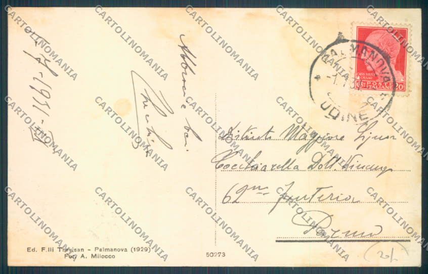 Udine Palmanova cartolina ZQ4277 – retro