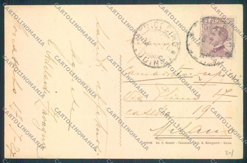 Udine Tricesimo cartolina ZQ4334 – retro