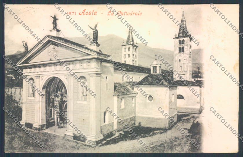 Aosta Città cartolina ZQ4387 – fronte