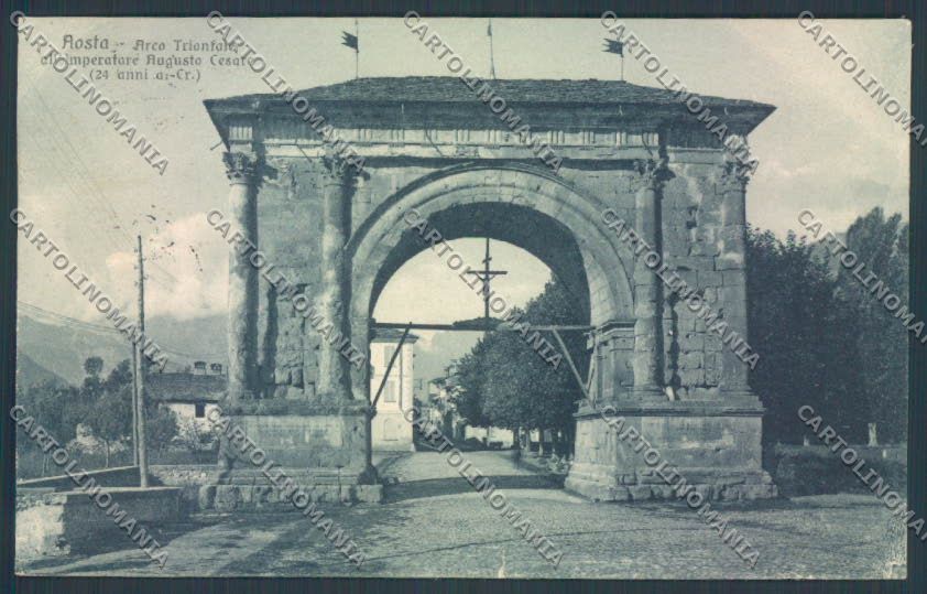 Aosta Città cartolina ZQ4392 – fronte