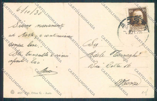 Aosta Città cartolina ZQ4392 – retro