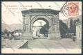 Aosta Città PIEGA cartolina ZQ4398 – fronte