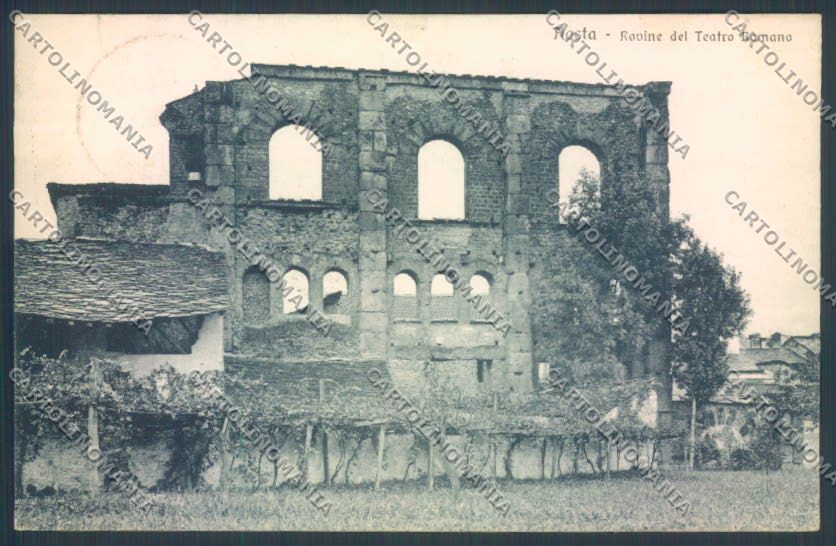 Aosta Città Teatro cartolina ZQ4411 – fronte