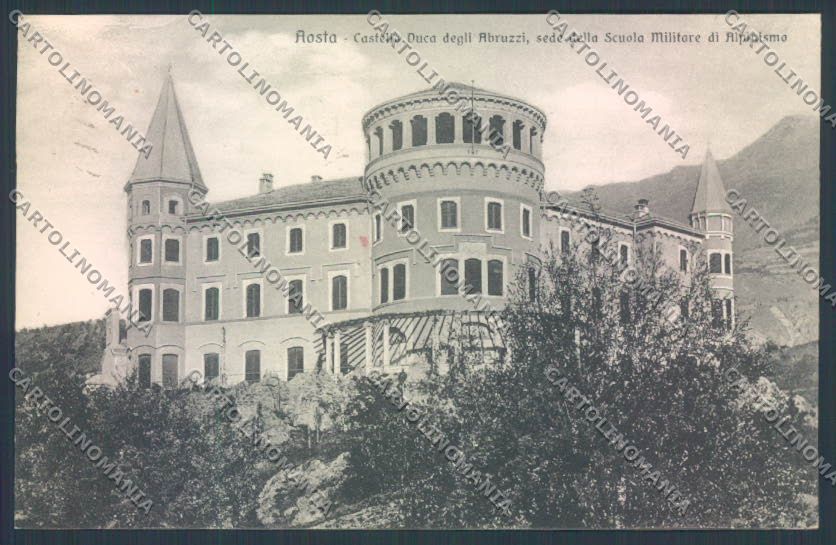 Aosta Città Scuola Militare Alpinismo cartolina ZQ4417 – fronte