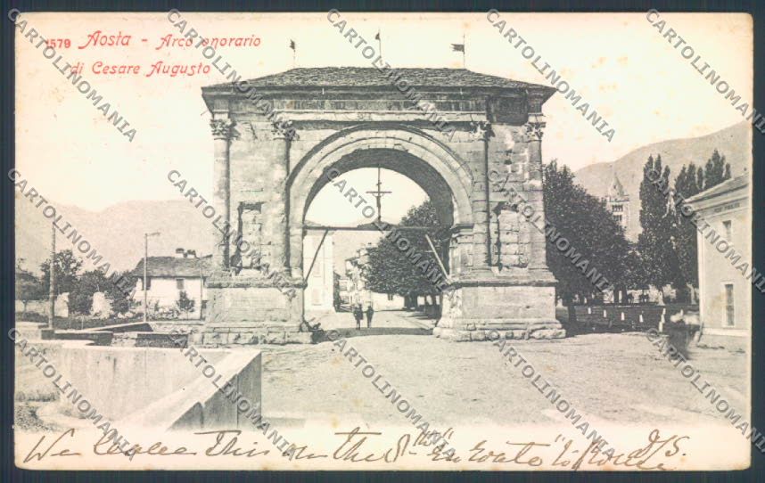 Aosta Città cartolina ZQ4424 – fronte