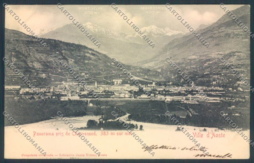 Aosta Città cartolina ZQ4430 – fronte