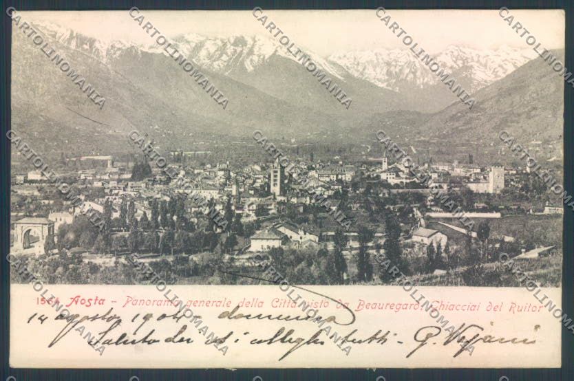 Aosta Città cartolina ZQ4432 – fronte