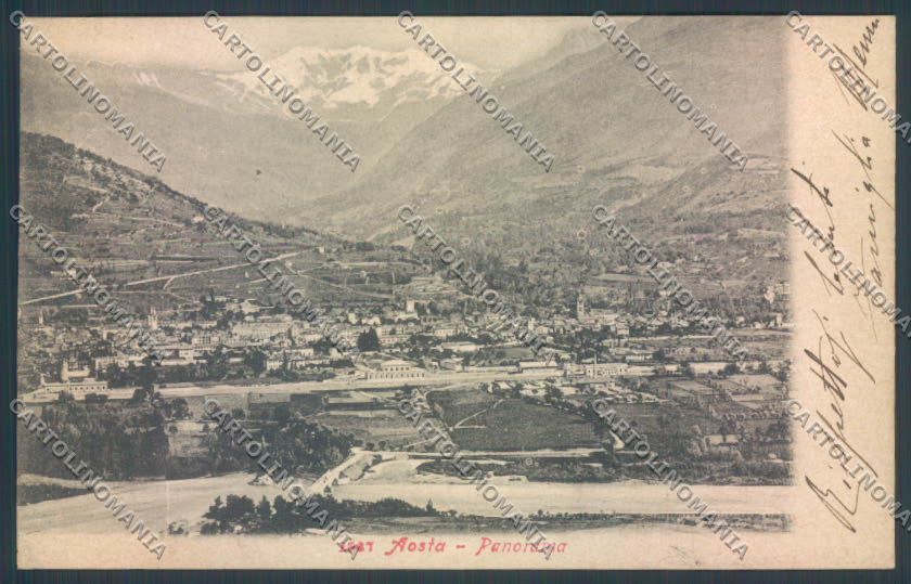 Aosta Città cartolina ZQ4433 – fronte