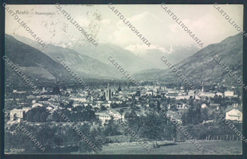 Aosta Città cartolina ZQ4434 – fronte