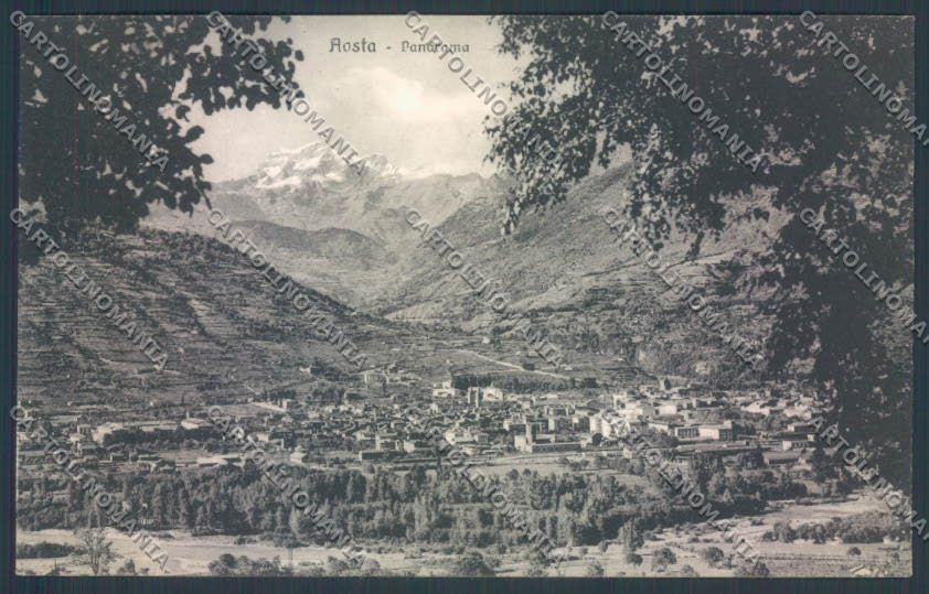 Aosta Città cartolina ZQ4435 – fronte