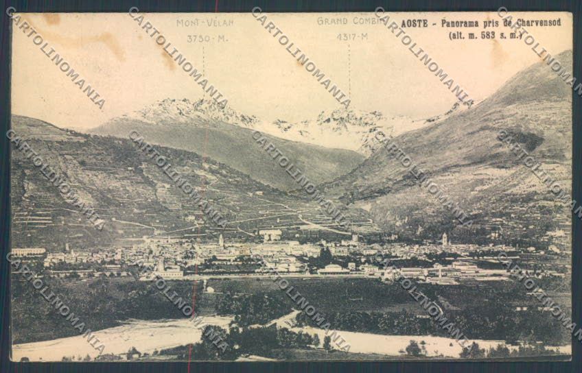 Aosta Città cartolina ZQ4436 – fronte