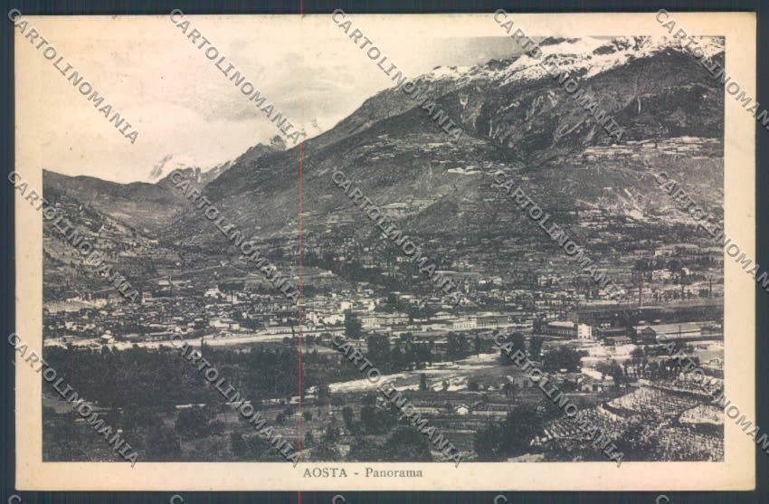 Aosta Città cartolina ZQ4443 – fronte