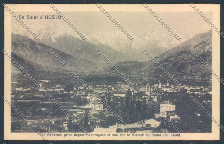 Aosta Città cartolina ZQ4444 – fronte