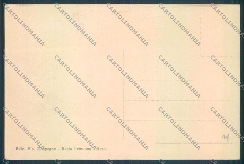 Aosta Città cartolina ZQ4445 – retro