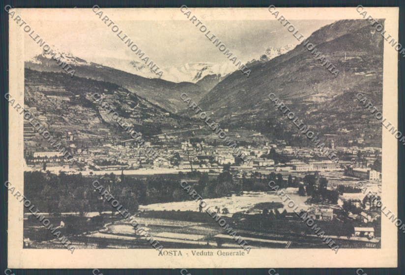 Aosta Città cartolina ZQ4446 – fronte