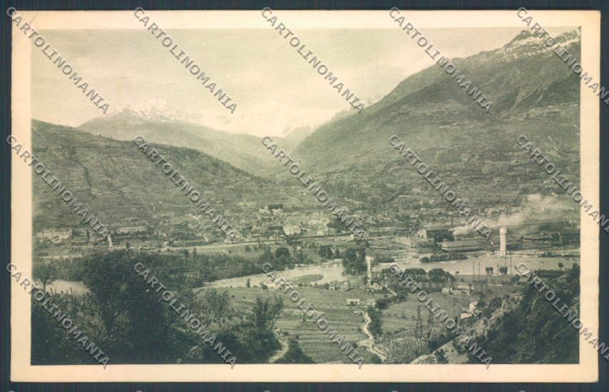 Aosta Città PIEGHINA cartolina ZQ4447 – fronte