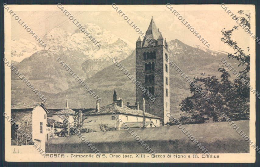 Aosta Città cartolina ZQ4458 – fronte