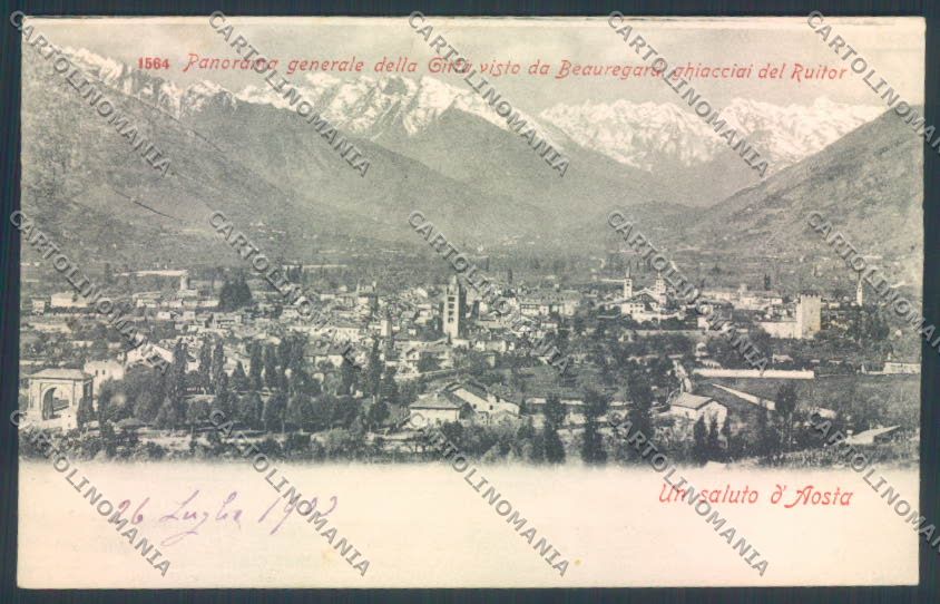 Aosta Città cartolina ZQ4460 – fronte