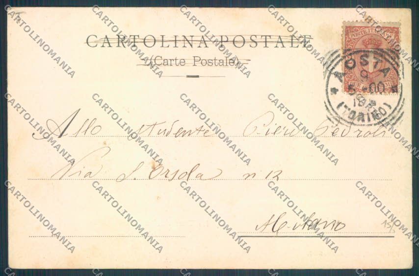 Aosta Città cartolina ZQ4463 – retro