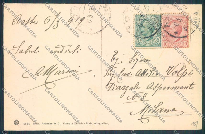 Aosta Città cartolina ZQ4468 – retro