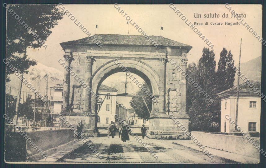 Aosta Città cartolina ZQ4470 – fronte