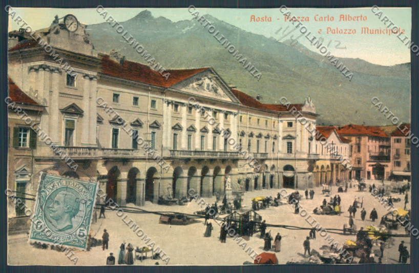 Aosta Città cartolina ZQ4474 – fronte