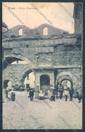 Aosta Città PIEGHINA cartolina ZQ4478 – fronte