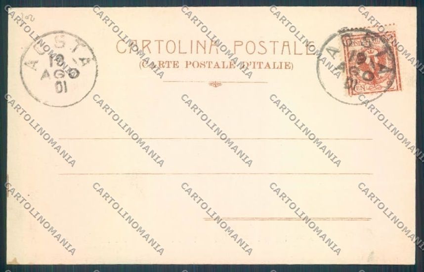 Aosta Città cartolina ZQ4480 – retro