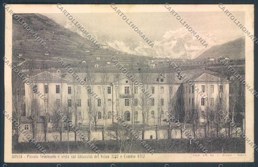 Aosta Città Seminario cartolina ZQ4484 – fronte