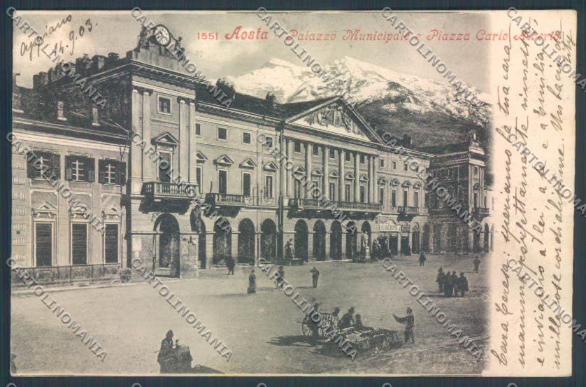 Aosta Città cartolina ZQ4487 – fronte