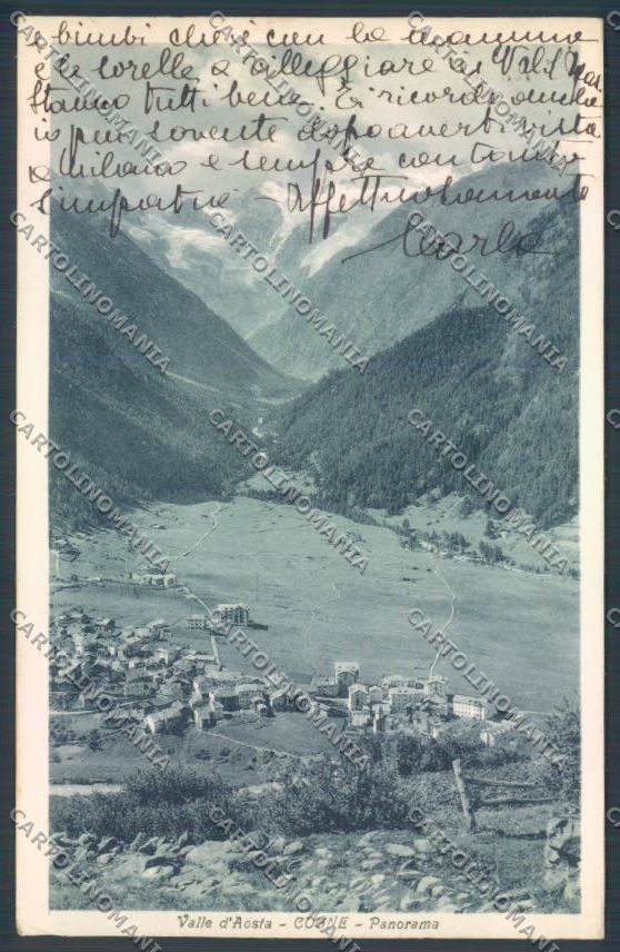 Aosta Cogne cartolina ZQ4501 – fronte