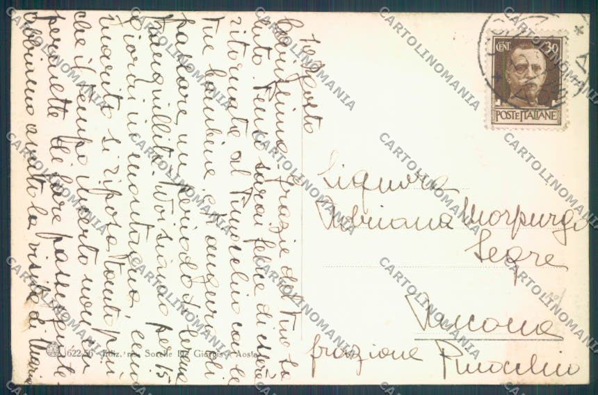Aosta Cogne cartolina ZQ4501 – retro