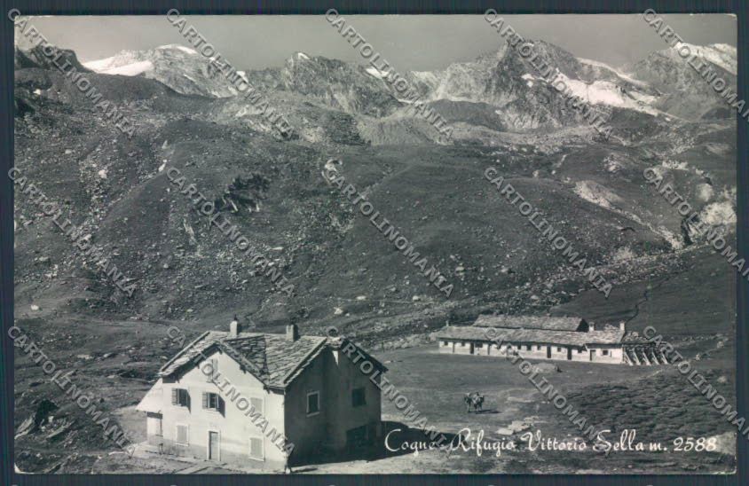 Aosta Cogne Rifugio Vittorio Sella Foto cartolina ZQ4502 – fronte