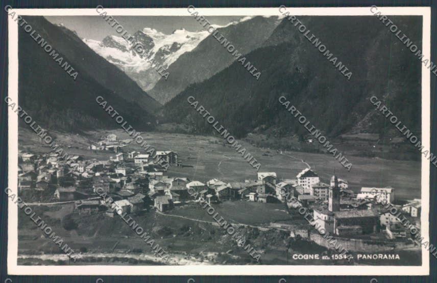 Aosta Cogne Foto cartolina ZQ4504 – fronte