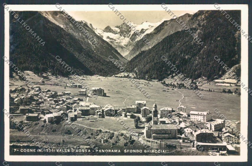 Aosta Cogne Foto cartolina ZQ4505 – fronte