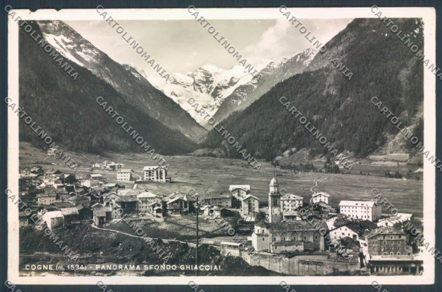 Aosta Cogne ABRASA Foto cartolina ZQ4509 – fronte