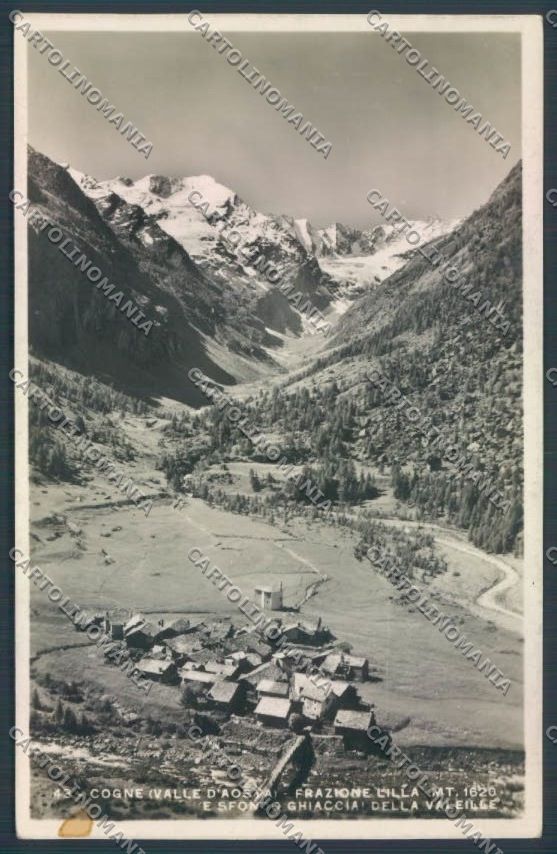 Aosta Cogne Foto cartolina ZQ4513 – fronte