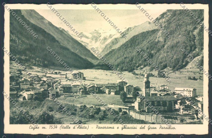 Aosta Cogne cartolina ZQ4522 – fronte
