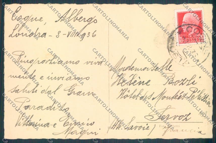 Aosta Cogne cartolina ZQ4522 – retro