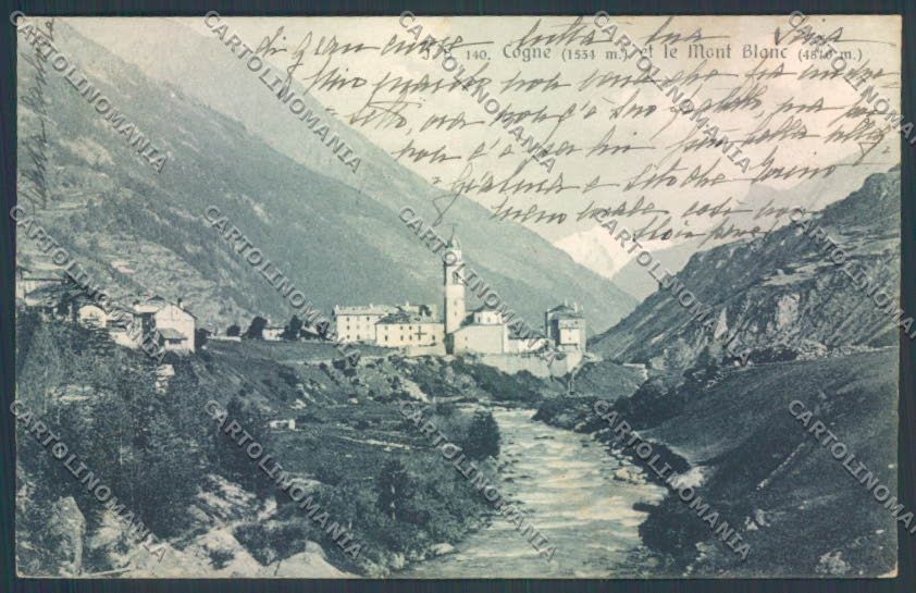 Aosta Cogne cartolina ZQ4526 – fronte