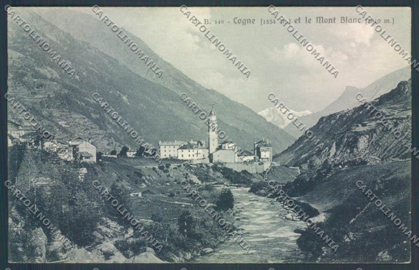 Aosta Cogne cartolina ZQ4527 – fronte