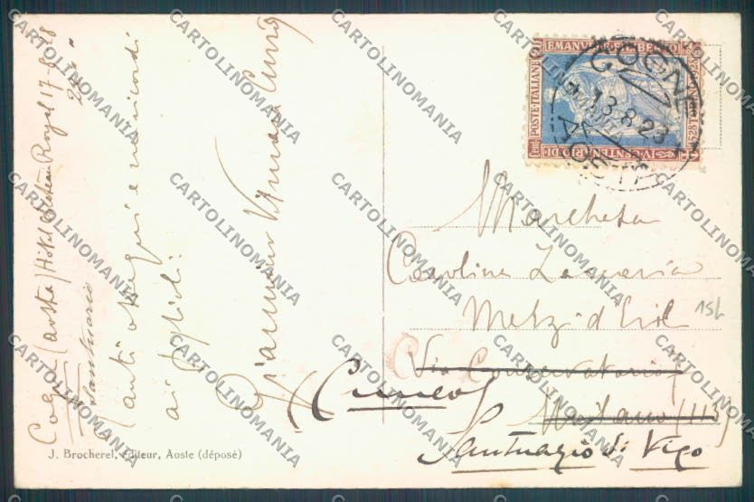 Aosta Cogne cartolina ZQ4535 – retro