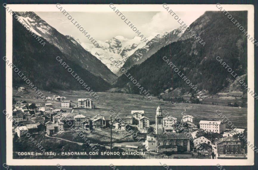 Aosta Cogne Foto cartolina ZQ4545 – fronte