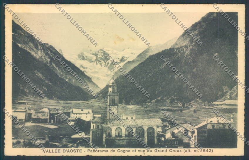 Aosta Cogne cartolina ZQ4573 – fronte